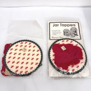 Potpourri Press Jar Toppers Vintage Heart Scalloped Cottage Core Canning Decor